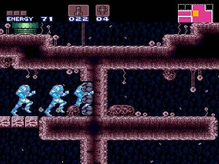 Screenshot Thumbnail / Media File 1 for Super Metroid (Japan, USA) (En,Ja) [Hack by Banana Oyaji v1.06] (~Metroid Legacy)